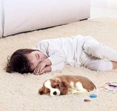 Handcrafted Beige Hall Rug